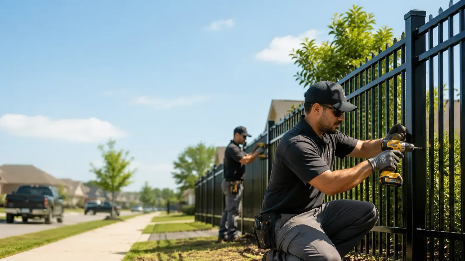 Metal Fence Installation in Bloomingdale, MI